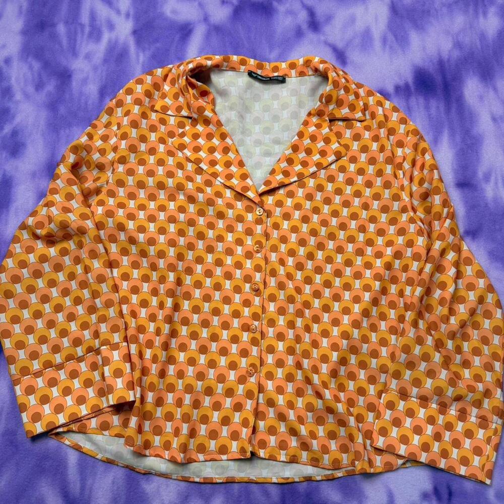 Threadbare Orange And Yellow Retro Patterned Paja… - image 4